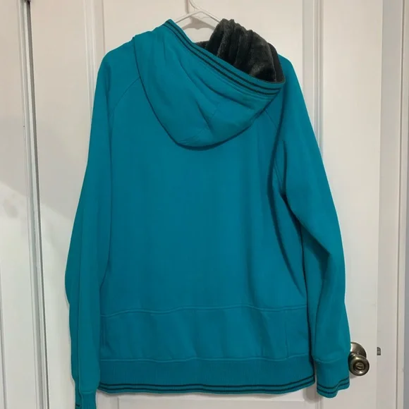 DC Teal Hoodie with Multicolor Logo - Picture 2 of 5